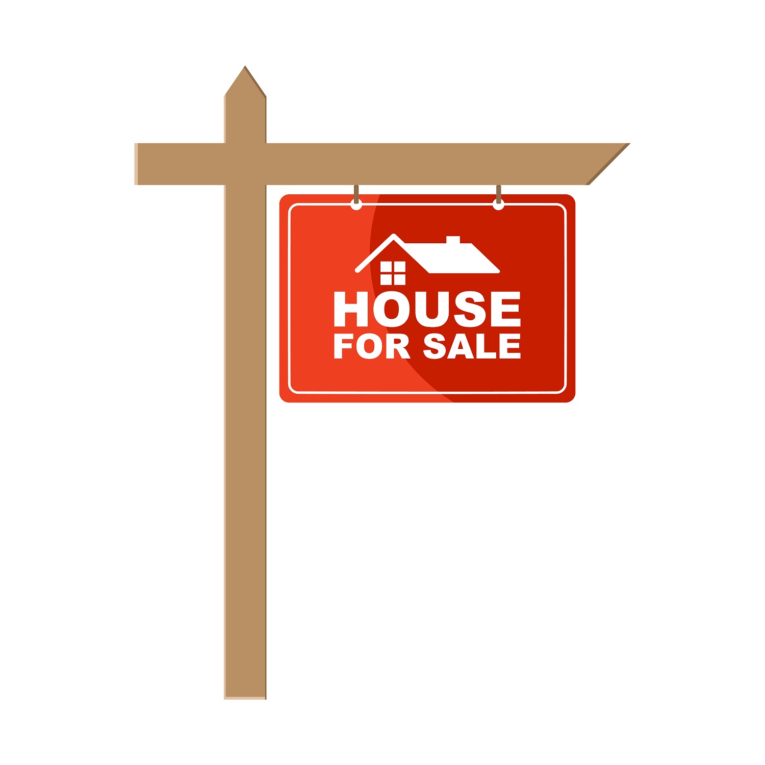 House,for,sale,icon.,flat,style.,isolated,on,white,background.